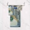 ALAZA 100 Dollar Bill Print Towel Bathroom Sets 1 Bath Towel 1 Hand Towel 1 Washcloth Soft Luxury Decorative Set of 3 Towels Multipurpose for Kitchen Home Spa Beach view 2