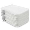 PHOGARY 10 Pack Microfiber Body Wash Mitts, Soft Face Mitten, Bath Spa Cloth, Reusable Makeup Remover Mitt Gloves, European Style Wash Cloth, 68 inch (White) view 1