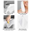 PHOGARY 10 Pack Microfiber Body Wash Mitts, Soft Face Mitten, Bath Spa Cloth, Reusable Makeup Remover Mitt Gloves, European Style Wash Cloth, 68 inch (White) view 4