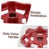 DOITOOL 12pcs Cast Iron Gate Hand Wheel Valve Handles for Water Pipe Shutoff Wheel Seal view 3