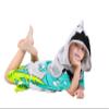 Athaelay Shark Theme Cover-ups for Big Kids Hooded Bath Poncho Towels with Hood Children Beach Wearable Cover ups view 3