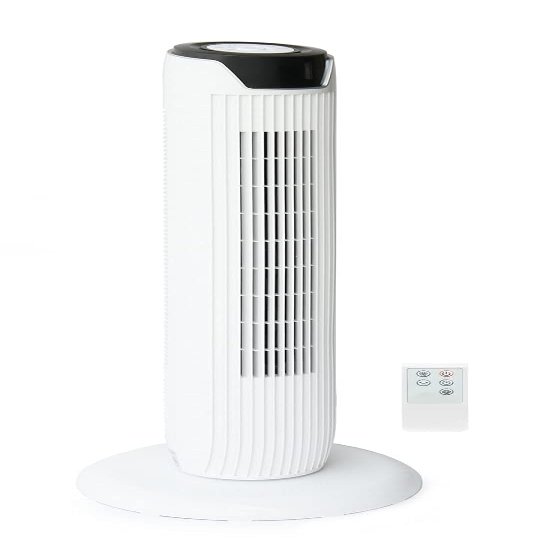 SPT Tower Fan with Remote and Timer in White WEIGHT 7.8 lbs