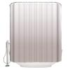 ALAGEO Shower Curtain Taupe Gradient Fabric Bath Curtains Solid Color Ombre Bathroom Decor Sets with Hooks Waterproof 72x78inch view 1