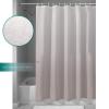 ALAGEO Shower Curtain Taupe Gradient Fabric Bath Curtains Solid Color Ombre Bathroom Decor Sets with Hooks Waterproof 72x78inch view 3