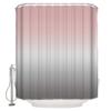 ALAGEO Shower Curtain Pink Grey Gradient Fabric Bath Curtains Solid Color Ombre Bathroom Decor Sets with Hooks Waterproof 72x96inch view 1