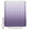 ALAGEO Shower Curtain Purple Gradient Fabric Bath Curtains Solid Color Ombre Bathroom Decor Sets with Hooks Waterproof 72x96inch view 1