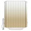 ALAGEO Shower Curtain Yellow Gradient Fabric Bath Curtains Solid Color Ombre Bathroom Decor Sets with Hooks Waterproof 72x84inch view 1