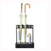 Umbrella Racks WXYZ Home Hotel Metal Umbrella Stand, Can Be Hung On The Wall Shoe Cabinet, Large Capacity and Space Saving, 34x8.5x40.8cm, Black, Green (Color : Black) view 1