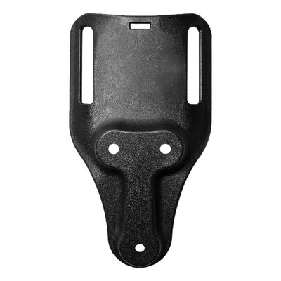 HolsterBuilder Mid Ride Holster Belt Loop Attachment, Compatible with G-Code Holsters, Injection Molded Non-Corrosive Polymer, Universal 3-Hole OWB Fit for 2" Belts, Made in USA (Black)