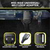 HolsterBuilder Mid Ride Holster Belt Loop Attachment, Compatible with G-Code Holsters, Injection Molded Non-Corrosive Polymer, Universal 3-Hole OWB Fit for 2" Belts, Made in USA (Black) view 4