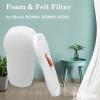 4 Pack Foam & Felt Filter Kit Vacuum Filters, 1 Pack Soft Roller Replacement for Shark HZ2002 HZ2000 Vertex Ultralight DuoClean PowerFins Stick Vacuum, for Part XFFKHZ2000, 125CU2002 view 3