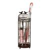 Umbrella Racks WXYZ Retro Metal Umbrella Stand, Hollowout Large-Capacity Umbrella Storage Rack, Used in Door Corridor Hotel, 62x21cm view 4