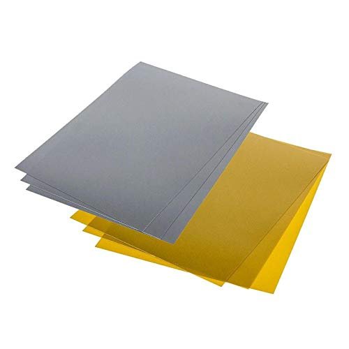 Diam's Crazy Plastic 14 Metallic Sheets - Gold-Silver