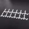 12Pcs/Set Clear Plastic Easels Plate Holders Display Photo Book Pedestal Holder Display Stand view 2