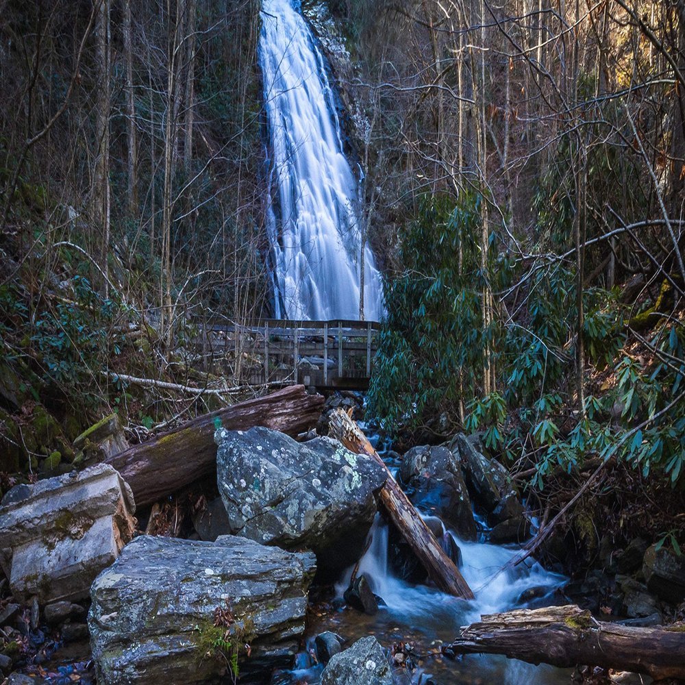 Iconic Arts Laminated 24x36 Poster: Waterfalls River Between Stones Nature