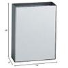Gamco WR-2 Surface Mounted Waste Receptacle with Vinyl Liner  7 gal view 2