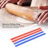 Rolling Pin Guides 6pcs, Silicone Rolling Strip Pin Rail Track Bar Silicone Rolling Strip Dough Thickness Rails for Kitchen Baking 2mm, 4mm, 6mm view 3