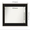 Amanti Art Brown Bathroom Mirror for Over Sink, 30x48 Custom Made Mezzanine Espresso Rectangle Vanity Mirror, Large Casual Wood Frame, Hangs Horizonally and Vertically, Wall Decor view 4
