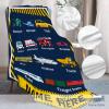 Astede Personalized Custom Name Blanket, Personalise Name Dump Truck Bulldozer Throw Blankets for Boys Girls Kids Baby Toddler Construction Trucks Tractor Firetruck Garbage 120 x 90 Inch for Family view 4