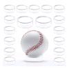 Clear Acrylic Baseball Round Display Stand Ring Holder Beveled Pedestal for Tennis Ball Softball Golf Ball Spheres Marbles Stone Egg Stand 20Pcs Decor W4396 view 1