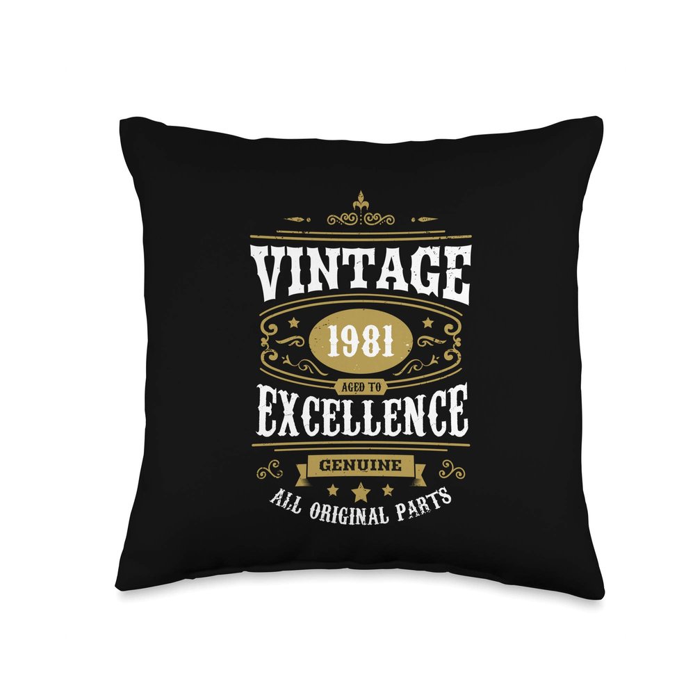41st Birthday Women 41 Year Old Daughter Gift for her 1981 Throw Pillow