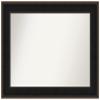 Amanti Art Brown Bathroom Mirror for Over Sink, 34x44 Custom Made Mezzanine Espresso Rectangle Vanity Mirror, Large Casual Wood Frame, Hangs Horizonally and Vertically, Wall Decor view 1