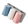 Cabilock 1set Wall Mount Toothbrush and Toothpaste Holder Bathroom Organizer Gargle Cup Space-Saving Design White and for Easy Installation and Cleanliness view 1