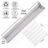Door Draft Stopper, Pure Cotton Soundproof Door Sweep for Interior and Window, Twin Door Sweep Weather Stripping Blocker Guard, 21-42 inch Adjustable Under Door Draft Stoppers, Machine-Washable view 2