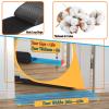 Door Draft Stopper, Pure Cotton Soundproof Door Sweep for Interior and Window, Twin Door Sweep Weather Stripping Blocker Guard, 21-42 inch Adjustable Under Door Draft Stoppers, Machine-Washable view 4