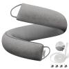 fowong Weighted Under Door Noise Stopper 40 Inch, Long Draft Stopper for Bottom of Door Soundproof Draft Guard, Gray view 1