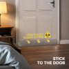 fowong Weighted Under Door Noise Stopper 40 Inch, Long Draft Stopper for Bottom of Door Soundproof Draft Guard, Gray view 3