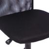 1 Pcs Mid-Back Mesh Office Chair Computer Task Swivel Seats, Black view 4