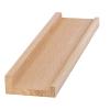 Wddwymll Rustic Solid Oak Timber Block Floating Wall Shelf,Creative U-Shaped Shelf Display Racks,Wall Decor Storage Shelves,Load Capacity 35kg,for Bathroom, Bedroom, Living Room view 1