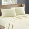 1000-Thread-Count 100% Egyptian Cotton Bed Sheet, 4-Pc Full XXL Ivory Solid Sheet Set Single Ply Long Staple Cotton Yarns, Sateen Weave, Fits Mattress Upto 18" Deep Pocket view 1