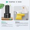 Mini Dehumidifier, Afloia Gun Safe Rechargeable Cordless with Heating Base, Quiet Small Portable for Space Room Bathroom Closet Car RV Boat, TOPZ 2+1 DG view 4