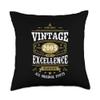 17th Birthday Girls Boys 17 Year Old Vintage Gifts 2005 Teen Throw Pillow view 1