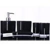 Bathroom Accessory Sets 5-Piece, Modern Bath Decor Set with Soap Dispenser, Toothbrush Holder, 3 Tumbler Cups, Soap Dish for Countertop view 1