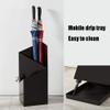 Umbrella Racks Black Metal Umbrella Stand Umbrella Holder, A Large-Capacity Storage Device for The Corridor Entrance of Home and Office, Saving Space, 20X25X60cm/7.8X9.8X23.6in view 4