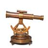 6 Brown Antique Nautical Antique Alidade Telescopic Full Brass Item 6" inch with Working Telescope view 3