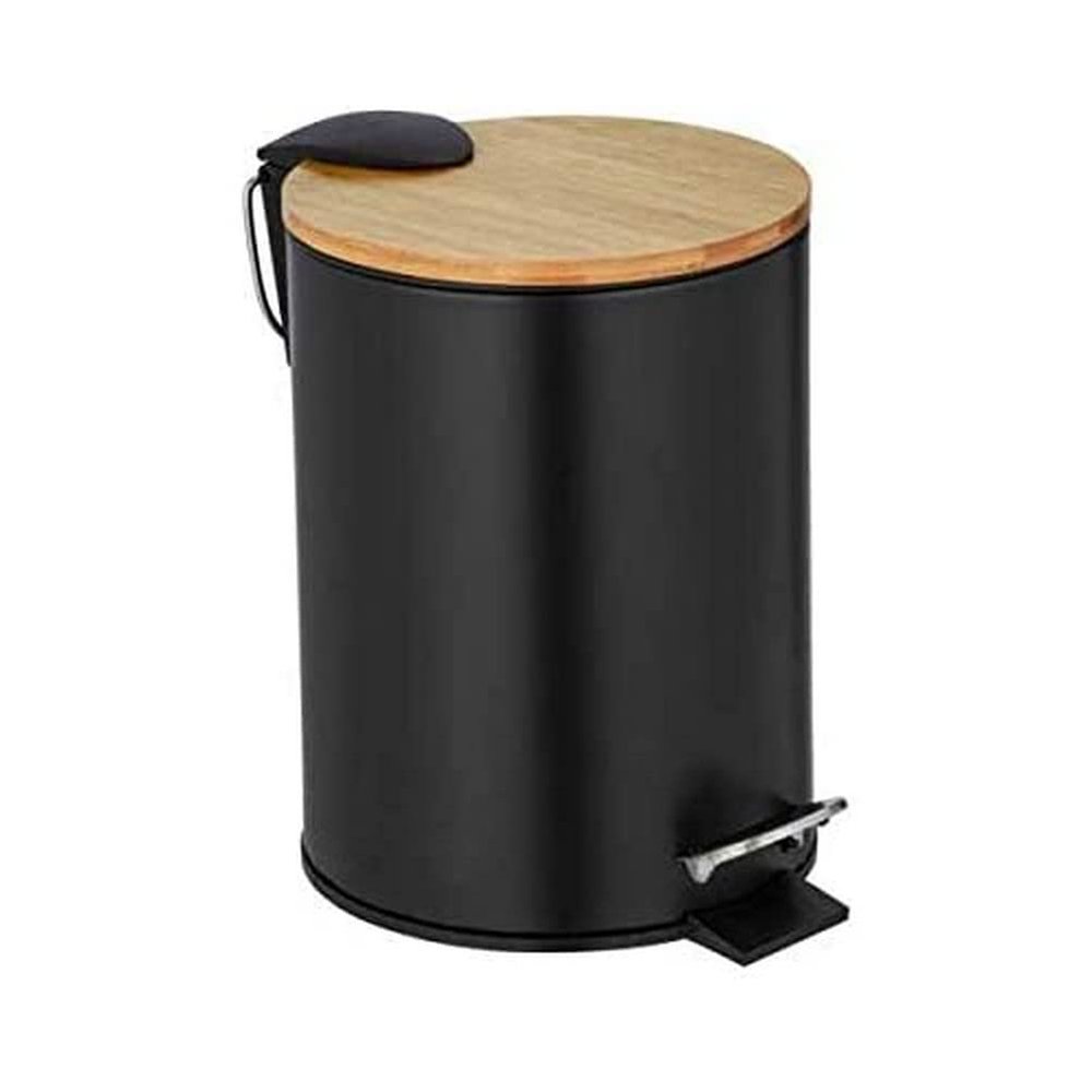 WENKO Tortona Pedal Bin Matt Black