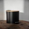 WENKO Tortona Pedal Bin Matt Black view 2