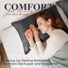 Basic Beyond Bed Pillows for Sleeping - Standard Size Pillows Set of 2 - Luxury Hotel Collection Down Alternative Pillows, Black, 20x26 Inches view 3