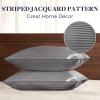 Basic Beyond Standard Size Pillows for Sleeping - Soft Down Alternative Pillows Luxury Hotel Collection Bed Pillows Set of 2, Grey, 20x26 Inches view 4