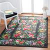 SAFAVIEH Washable Rug Journey Collection - Large - 7'9" x 10', Charcoal & Green, Slip Resistant & Easy Cleaning, Ideal for Living Room, Bedroom, Dining Space (JNY154H) view 1