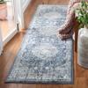 Martha Stewart x SAFAVIEH Area Rug Collection - 2'2" x 8' Runner, Navy & Ivory, Non-Shedding & Easy Cleaning, Ideal for Living Room, Bedroom, Foyer, Hallway (MSR858N) view 1