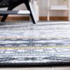 SAFAVIEH Washable Rug Journey Collection - Large - 7'9" x 10', Grey & Gold, Slip Resistant & Easy Cleaning, Ideal for Living Room, Bedroom, Dining Space (JNY179F) view 4
