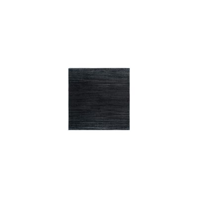 SAFAVIEH Adirondack Collection Area Rug - 6' Square, Black & Grey, Modern Design, Non-Shedding & Easy Care, Ideal for High Traffic Areas in Living Room, Bedroom (ADR284F)