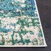 SAFAVIEH Area Rug 8x10 - Madison Collection - Large - Green & Turquoise, Modern Abstract Design, Non-Shedding & Easy Cleaning, Ideal for Living Room, Bedroom, Office, Dining Space (MAD471Y) view 4