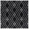 SAFAVIEH Area Rug 8x10 - Adirondack Collection - Large - Black & Light Grey, Modern Moroccan Design, Non-Shedding & Easy Cleaning, Ideal for Living Room, Bedroom, Office, Dining Space (ADR162F) view 3