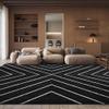 SAFAVIEH Area Rug 8x10 - Adirondack Collection - Large - Black & Light Grey, Modern Geometric Design, Non-Shedding & Easy Cleaning, Ideal for Living Room, Bedroom, Office, Dining Space (ADR251F) view 1